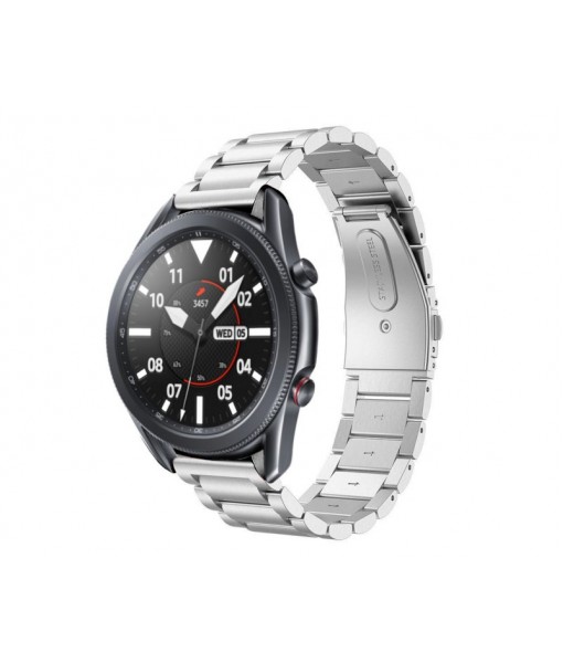 Curea Ceas Tech Stainless Compatibila Cu Samsung Galaxy Watch 3, 41mm , Silver